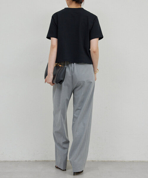 GALLARDAGALANTE（ガリャルダガランテ）の「クロップドTシャツ（Tシャツ/カットソー・レディース・ブラック/ホワイト・FREE）」の10枚目の写真