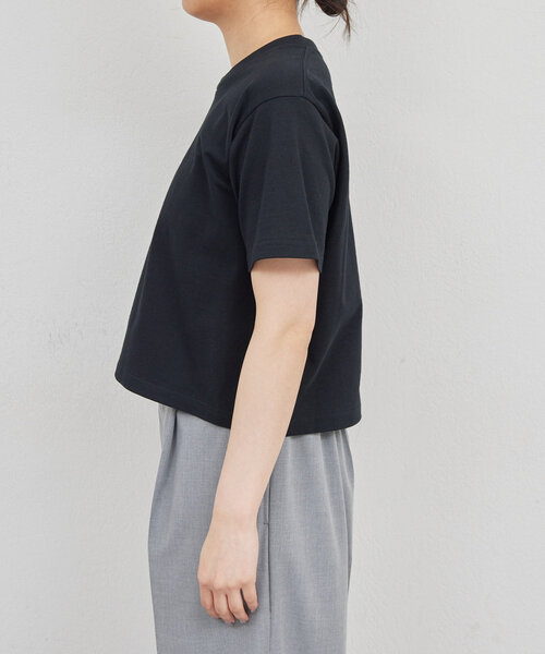 GALLARDAGALANTE（ガリャルダガランテ）の「クロップドTシャツ（Tシャツ/カットソー・レディース・ブラック/ホワイト・FREE）」の12枚目の写真