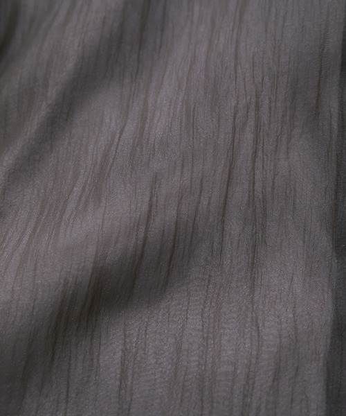 VIS（ビス）の「シアーラッフルフリルブラウス/通勤対応（シャツ/ブラウス・レディース・チャコールグレー/ピンク/ベージュ・FREE）」の16枚目の写真