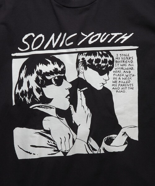 クリープハイプ Tシャツ Lサイズ sonic youth goo パロディ SONIC YOUTH GOO TEE（Tシャツ/カットソー）｜FREAK'S STORE