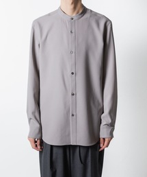 ATTACHMENT | PE コンパクトツイル バンドカラー ドレスシャツ / PE COMPACT TWILL BAND COLLAR DRESS SHIRT(シャツ/ブラウス)
