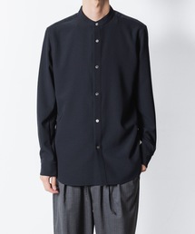 PE コンパクトツイル バンドカラー ドレスシャツ / PE COMPACT TWILL BAND COLLAR DRESS SHIRT