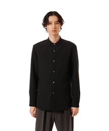 PE コンパクトツイル バンドカラー ドレスシャツ / PE COMPACT TWILL BAND COLLAR DRESS SHIRT