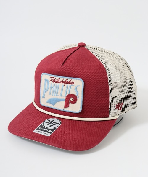'47(フォーティーセブン)の「MLB公認 ’47BRAND PHILLIESS COOPERSTOWN EMMETT HITCH メッシュキャップ(キャップ・メンズ・ロイヤルブルー/ネイビー/レッド/ネイビー系・FREE)」の13枚目の写真