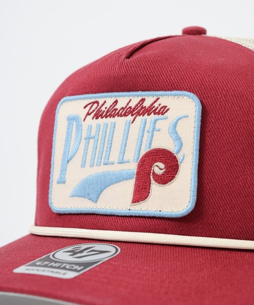 '47(フォーティーセブン)の「MLB公認 ’47BRAND PHILLIESS COOPERSTOWN EMMETT HITCH メッシュキャップ(キャップ・メンズ・ロイヤルブルー/ネイビー/レッド/ネイビー系・FREE)」の14枚目の写真