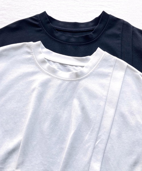 tシャツ アシメスリットデザインプルオーバー レディース セール】アシメスリットデザインプルオーバー（Tシャツ