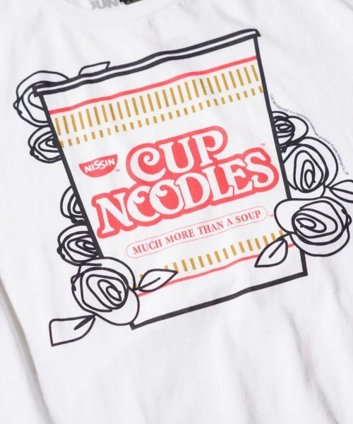 THRIFTY LOOK（スリフティールック）の「THRIFTY LOOK / THRIFTY "CUP NOODLES" TEE カップヌードル　日清（Tシャツ/カットソー・メンズ・ブラック/ホワイト/ホワイト系1・LARGE/X-LARGE/MEDIUM）」の12枚目の写真
