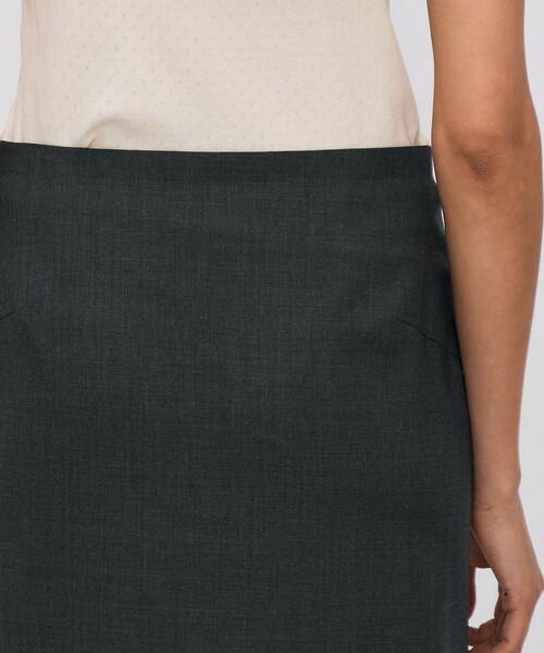 BACCA(バッカ)の「ウールトロピカル フレアスカート(スカート・レディース・チャコールグレー・34/36)」の7枚目の写真