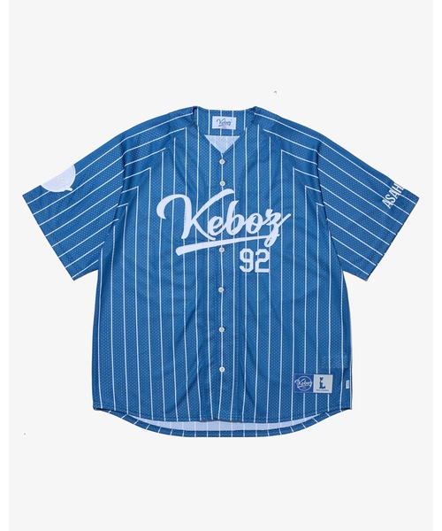 トップス MIYACHI KEBOZ BASEBALL SHIRT KEBOZ x MIYACHI x TOKYO 23 BASEBALL SHIRT BLACK （ケボズ x