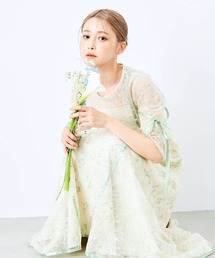 CELEN | 《2025新作》【オケージョンドレス/結婚式/お呼ばれ】マルチway フラワーオーガンジーワンピース(ドレス)