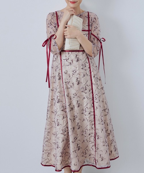 CELEN(セレン)の「【オケージョンドレス/結婚式/お呼ばれ】マルチway フラワーオーガンジーワンピース(ドレス・レディース・グリーン/パープル/ブラック・FREE)」の17枚目の写真