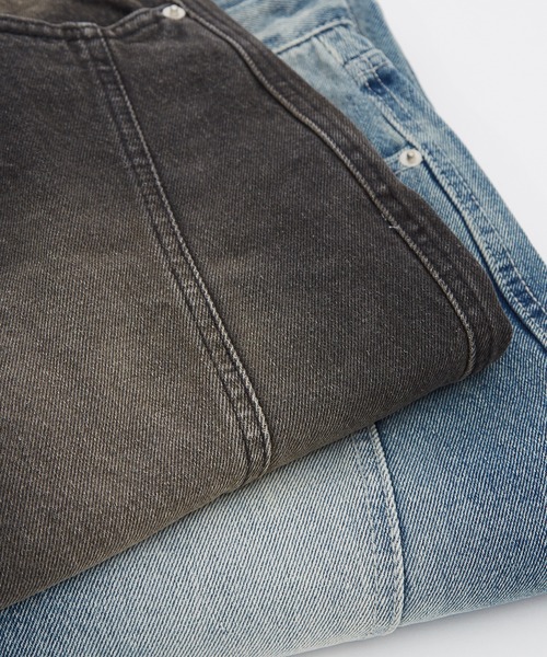 improves(インプローブス)の「ミドルライズ ワイドジーンズ(デニムパンツ・メンズ・ブルー/ブラック・LARGE/MEDIUM/SMALL)」の6枚目の写真