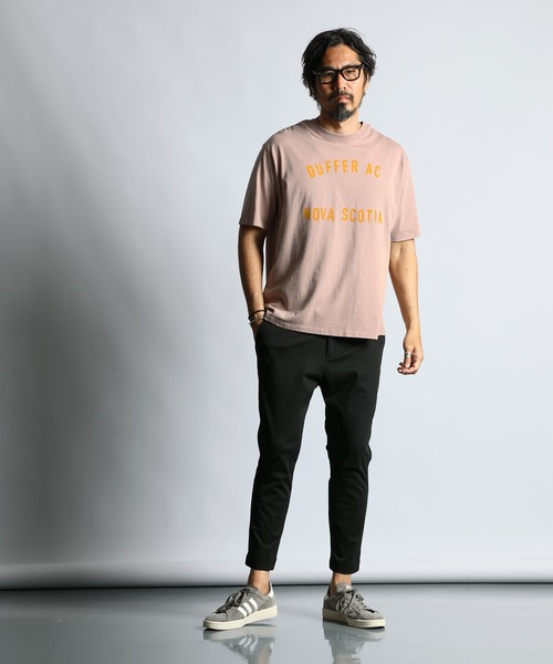 The DUFFER of ST.GEORGE(ザダファーオブセントジョージ)の「DUFFER CLASSIC TEE "NOVA SCOTIA":UKアーカイブ グラフィック Tシャツ(Tシャツ/カットソー・メンズ・ライトピンク・MEDIUM/LARGE/X-LARGE)」の3枚目の写真