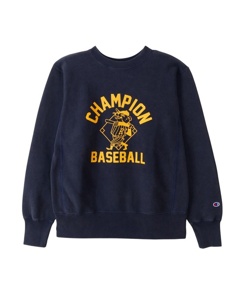 Champion(チャンピオン)の「【Champion/チャンピオン】メンズ リバースウィーブ(R) クルーネックスウェットシャツ(スウェット・メンズ・マルーン/ネイビー系1/ブラック系その他・X-LARGE/LARGE/MEDIUM)」の3枚目の写真