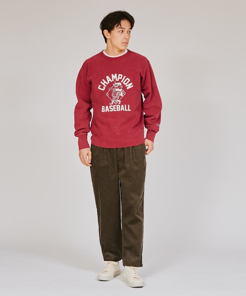 Champion(チャンピオン)の「【Champion/チャンピオン】メンズ リバースウィーブ(R) クルーネックスウェットシャツ(スウェット・メンズ・マルーン/ネイビー系1/ブラック系その他・X-LARGE/LARGE/MEDIUM)」の17枚目の写真