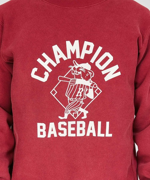 Champion(チャンピオン)の「【Champion/チャンピオン】メンズ リバースウィーブ(R) クルーネックスウェットシャツ(スウェット・メンズ・マルーン/ネイビー系1/ブラック系その他・X-LARGE/LARGE/MEDIUM)」の22枚目の写真