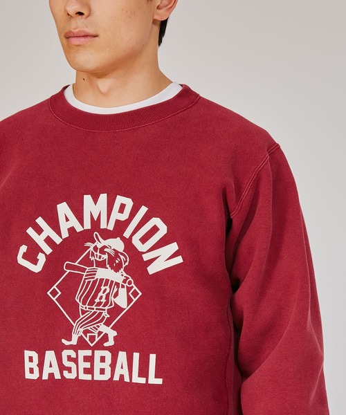 Champion(チャンピオン)の「【Champion/チャンピオン】メンズ リバースウィーブ(R) クルーネックスウェットシャツ(スウェット・メンズ・マルーン/ネイビー系1/ブラック系その他・X-LARGE/LARGE/MEDIUM)」の21枚目の写真