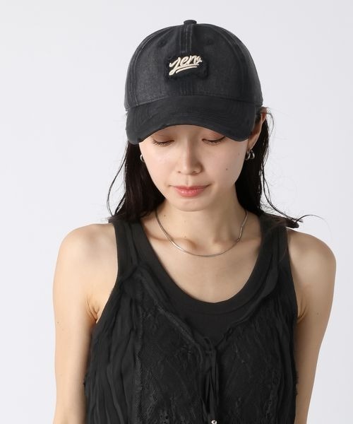 JEANASIS（ジーナシス）の「ロゴウォッシュドCAP/499165（キャップ・レディース・レッド系その他/ブラウン系その他/ブラック系その他・FREE）」の17枚目の写真