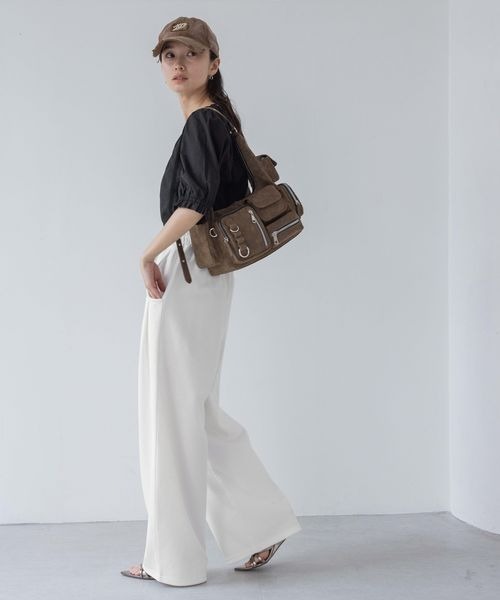 JEANASIS（ジーナシス）の「ロゴウォッシュドCAP/499165（キャップ・レディース・レッド系その他/ブラウン系その他/ブラック系その他・FREE）」の15枚目の写真