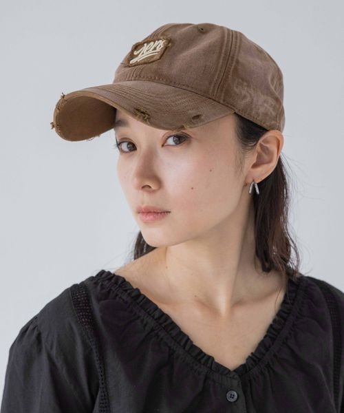 JEANASIS（ジーナシス）の「ロゴウォッシュドCAP/499165（キャップ・レディース・レッド系その他/ブラウン系その他/ブラック系その他・FREE）」の16枚目の写真