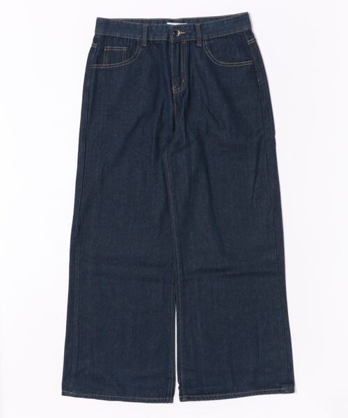 urge:(アージコロン )の「【URGE:】バギー デニム パンツ(デニムパンツ・レディース・ネイビー・SMALL/MEDIUM/LARGE/X-LARGE)」の2枚目の写真