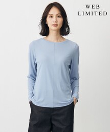 【WEB限定】シアーストレッチフライス クルーネック シアー カットソー