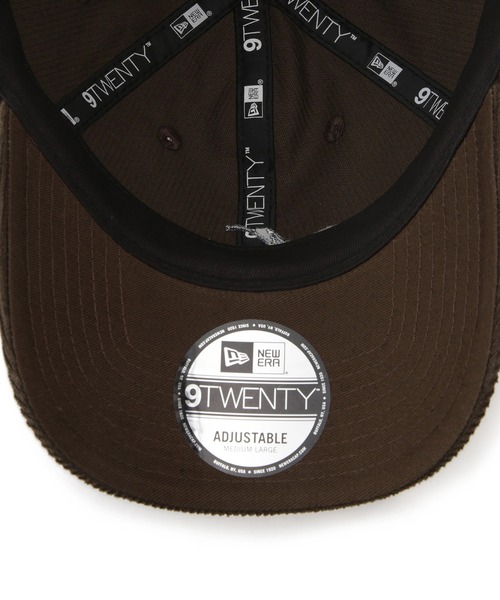 EK BY NEW ERA（イーケーバイニューエラ）の「【NEW ERA(R)/ニューエラ別注】920CS MICRO CORDUROYCAP/リンクコーデ（キャップ・レディース・ネイビー/ブラウン/オフホワイト・FREE）」の4枚目の写真