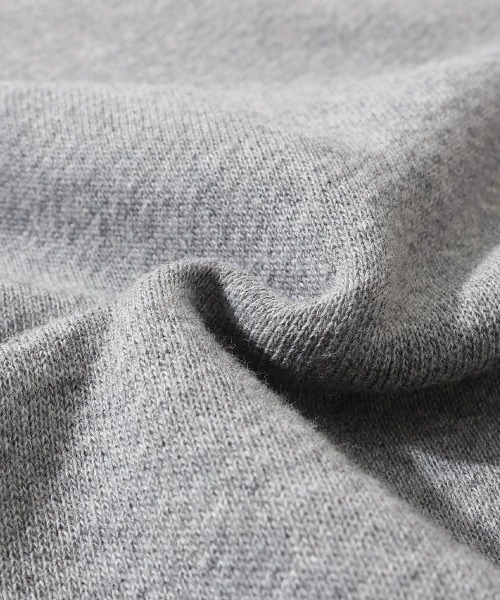 KRIFF MAYER Lady's Collection（クリフメイヤーレディースコレクション）の「【本体綿100％】異素材切替ざっくり裏毛ジャケット（パーカー・レディース・ベージュ/パープル/カラフル/ブラック/ナチュラル/グレー・MEDIUM/LARGE）」の12枚目の写真