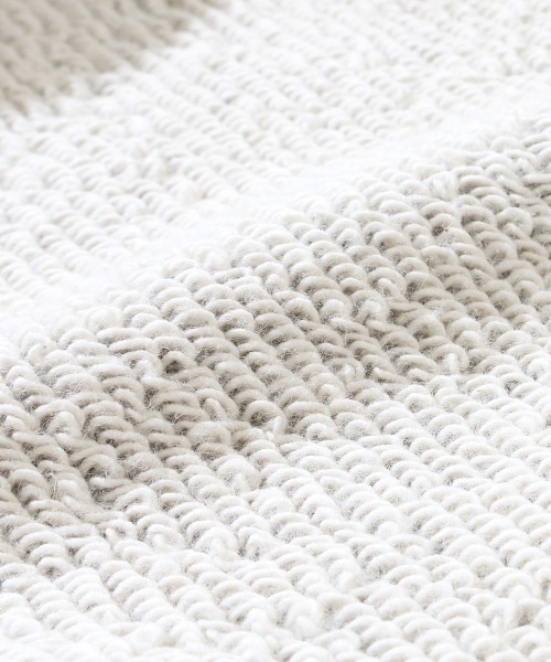 KRIFF MAYER Lady's Collection（クリフメイヤーレディースコレクション）の「【本体綿100％】異素材切替ざっくり裏毛ジャケット（パーカー・レディース・ベージュ/パープル/カラフル/ブラック/ナチュラル/グレー・MEDIUM/LARGE）」の16枚目の写真