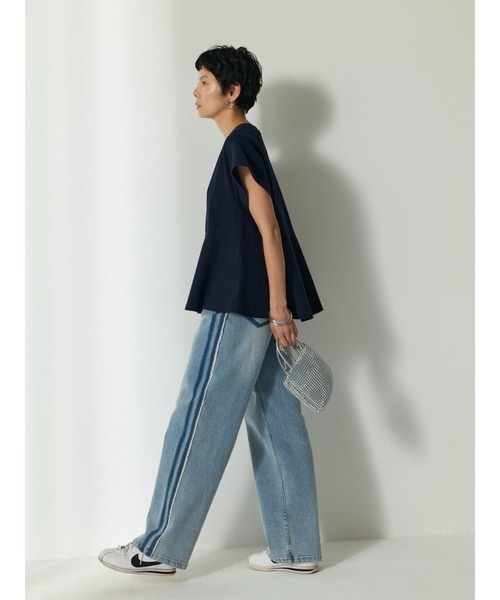 tシャツ 「Daily Luxe」ペプラムトップス レディース Daily Luxe】ペプラムトップス / Brown&Street（ブラウンアンド