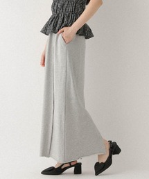 切り替えスウェットロングスカート 573192