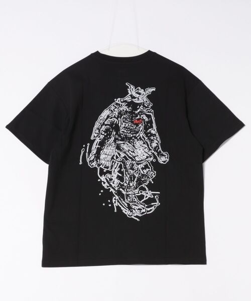 VANS 売れ筋商品|||バンズ Tシャツ トップス レディース T-shirts Black VANS ヴァンズ SAMURAI SS TEE ショートスリーブ VN000ZV2BLK