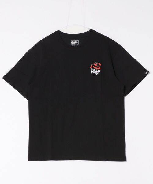 VANS 売れ筋商品|||バンズ Tシャツ トップス レディース Tops Black VANS ヴァンズ SAMURAI SS TEE ショートスリーブ VN000ZV2BLK
