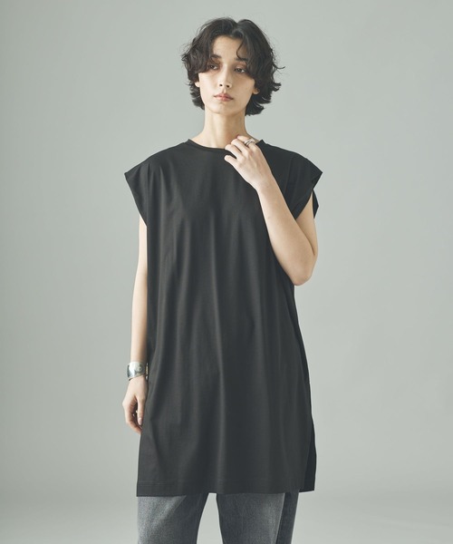 tシャツ Curensology(カレンソロジー)/「WEB限定」NEWタックスリーブTシャツ レディース Curensology tシャツ Curensology(カレンソロジー)/「LIFE