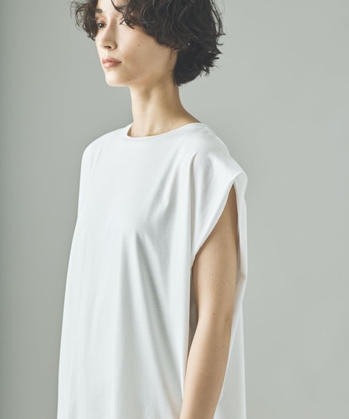 Curensology(カレンソロジー)の「Curensology(カレンソロジー)/NEWタックスリーブTシャツ(Tシャツ/カットソー・レディース・ブラック/ホワイト・FREE)」の8枚目の写真