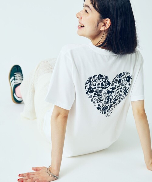 Chocomoo(チョコムー)の「【Chocomoo×ROPE' PICNIC】【接触冷感】アソートTシャツ(Tシャツ/カットソー・レディース・ホワイト系その他/ホワイト系その他2/ホワイト・38)」の2枚目の写真
