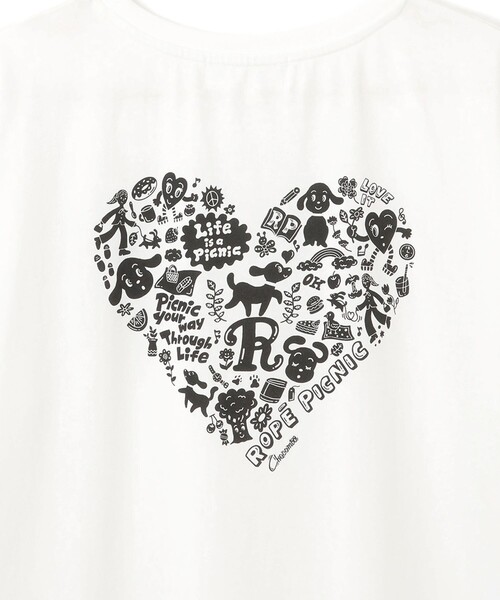 Chocomoo(チョコムー)の「【Chocomoo×ROPE' PICNIC】【接触冷感】アソートTシャツ(Tシャツ/カットソー・レディース・ホワイト系その他/ホワイト系その他2/ホワイト・38)」の14枚目の写真