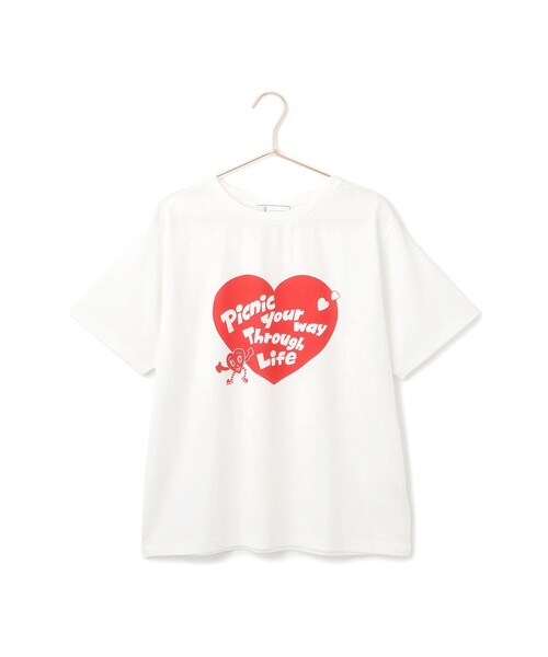 Chocomoo(チョコムー)の「【Chocomoo×ROPE' PICNIC】【接触冷感】アソートTシャツ(Tシャツ/カットソー・レディース・ホワイト系その他/ホワイト系その他2/ホワイト・38)」の18枚目の写真