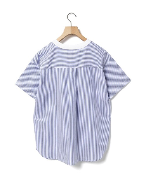 MidiUmi(ミディウミ)の「MidiUmi クレリックストライプシャツ(シャツ/ブラウス・レディース・ライトブルー/ベージュ/ブラック・FREE)」の21枚目の写真