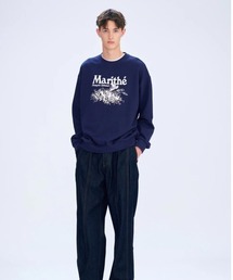 FLOWER OVERSIZED SWEATSHIRT