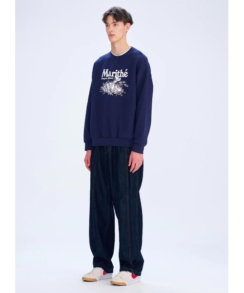 FLOWER OVERSIZED SWEATSHIRT（スウェット）｜MARITHE +