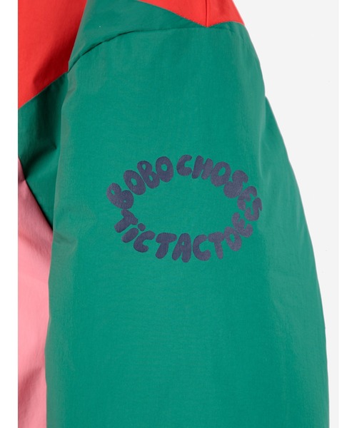 BOBO CHOSES（ボボショーズ）の「Tic Tac Toe color block anorak（ダウンジャケット/コート・キッズ・マルチ・12-13y/8-9y/6-7YEAR/4-5YEAR/2-3YEAR/10-11y）」の6枚目の写真