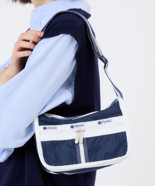 LeSportsac(レスポートサック)の「SMALL EVERYDAY BAG スペクテイターディープブルー(ショルダーバッグ・レディース・ブルー・FREE)」の2枚目の写真