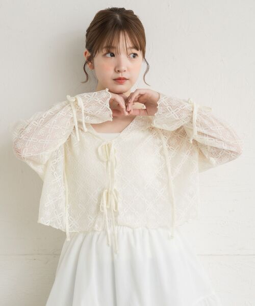 RETRO GIRL（レトロガール）の「レースフーディ（パーカー・レディース・ナチュラル/ブラック・FREE）」の11枚目の写真