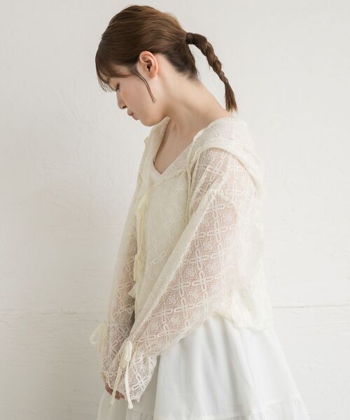 RETRO GIRL（レトロガール）の「レースフーディ（パーカー・レディース・ナチュラル/ブラック・FREE）」の14枚目の写真