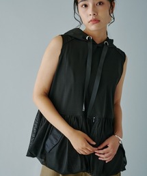 terrace（テラス）の「メッシュバルーン切替ノースリフーディーパーカー（パーカー）」