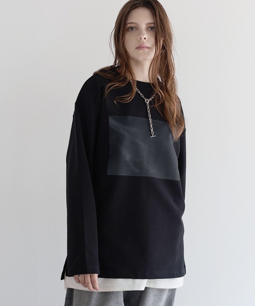 SOCCE(ソーシー)の「コットンポンチサイドスリットプリントロンT(Tシャツ/カットソー・メンズ・ホワイト系2/ブラック系1/ホワイト系1/ブラック系2・M/S/XL/L)」の8枚目の写真
