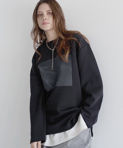 SOCCE(ソーシー)の「コットンポンチサイドスリットプリントロンT(Tシャツ/カットソー・メンズ・ホワイト系2/ブラック系1/ホワイト系1/ブラック系2・M/S/XL/L)」の5枚目の写真