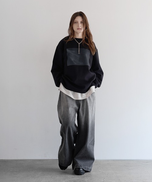 SOCCE(ソーシー)の「コットンポンチサイドスリットプリントロンT(Tシャツ/カットソー・メンズ・ホワイト系2/ブラック系1/ホワイト系1/ブラック系2・M/S/XL/L)」の12枚目の写真