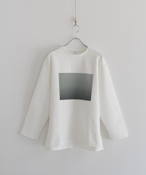SOCCE(ソーシー)の「コットンポンチサイドスリットプリントロンT(Tシャツ/カットソー・メンズ・ホワイト系2/ブラック系1/ホワイト系1/ブラック系2・M/S/XL/L)」の14枚目の写真